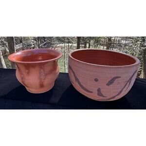 1906-1909 Clifton Pottery Vintage Indian Ware Bowls A6